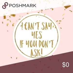 Don’t be shy! 😉